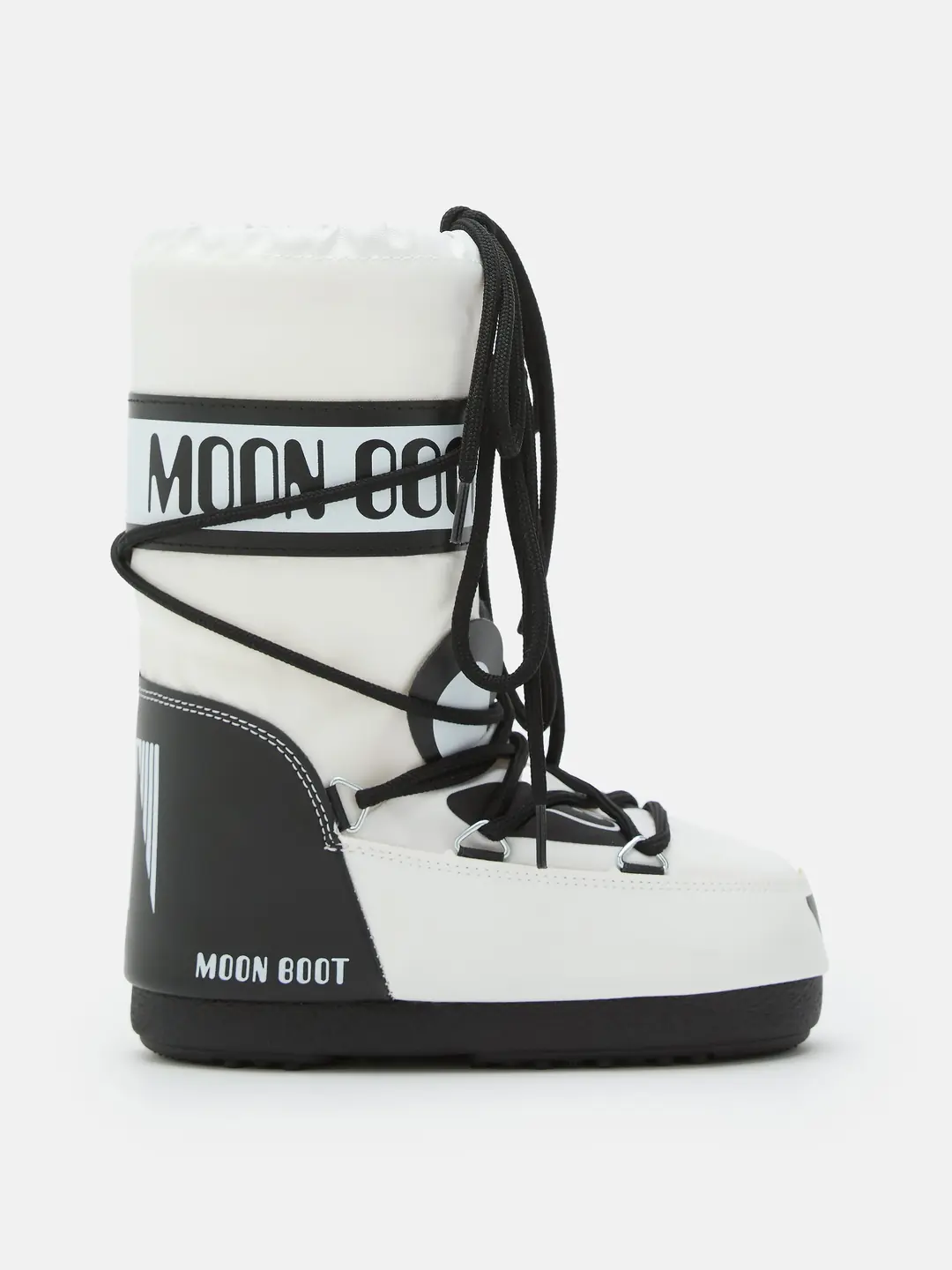 Moon Boot Icon Junior Animal Kız Çocuk Kar Botu - Siyah Beyaz