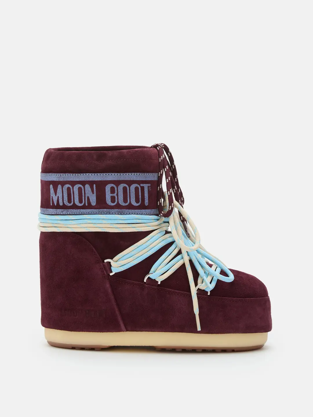 Moon Boot  Kız Çocuk Bağcıklı Kar Botu - Bordo