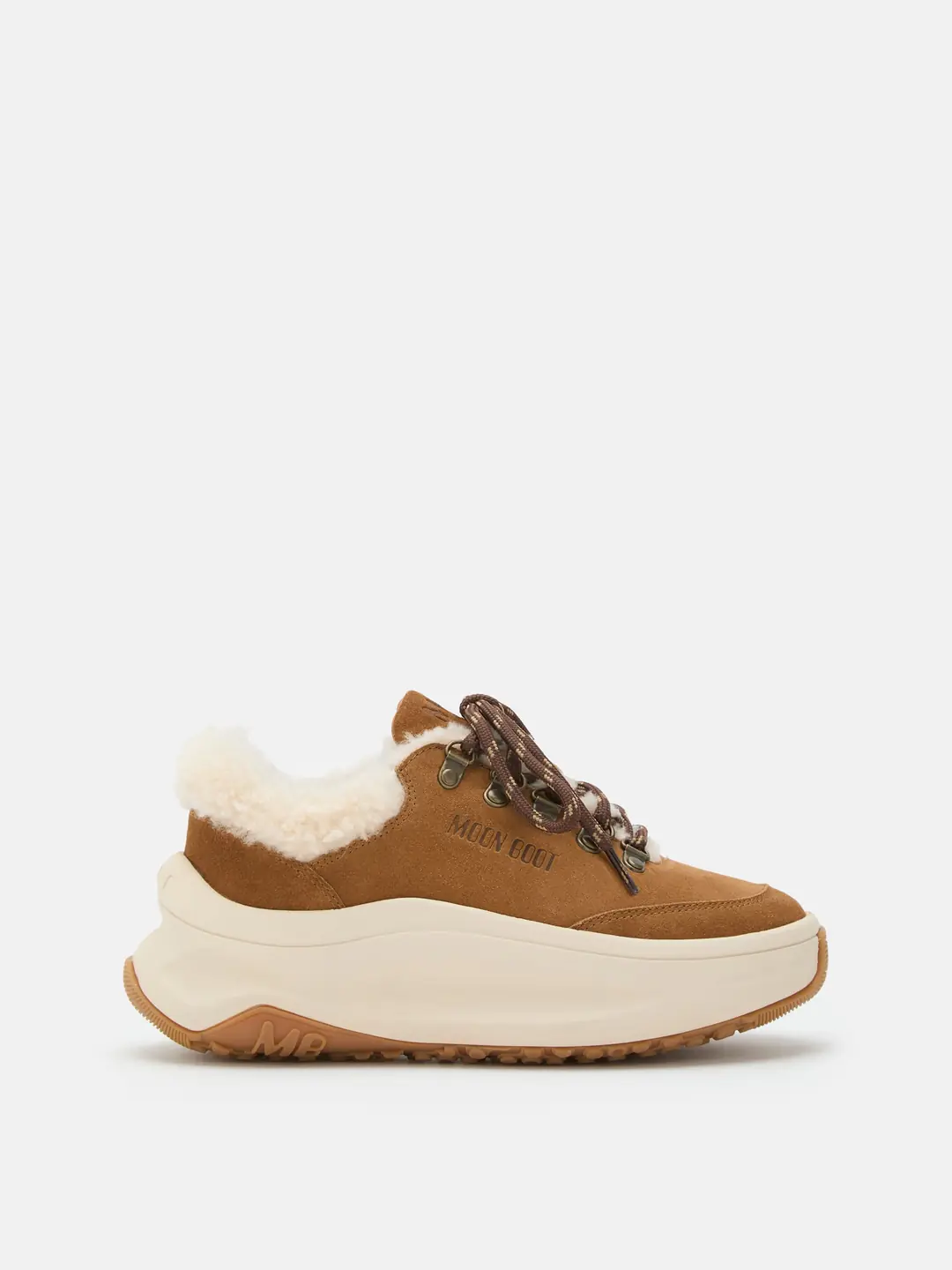 Moon Boot Moon247 City Shearling Kadın Sneaker - Taba