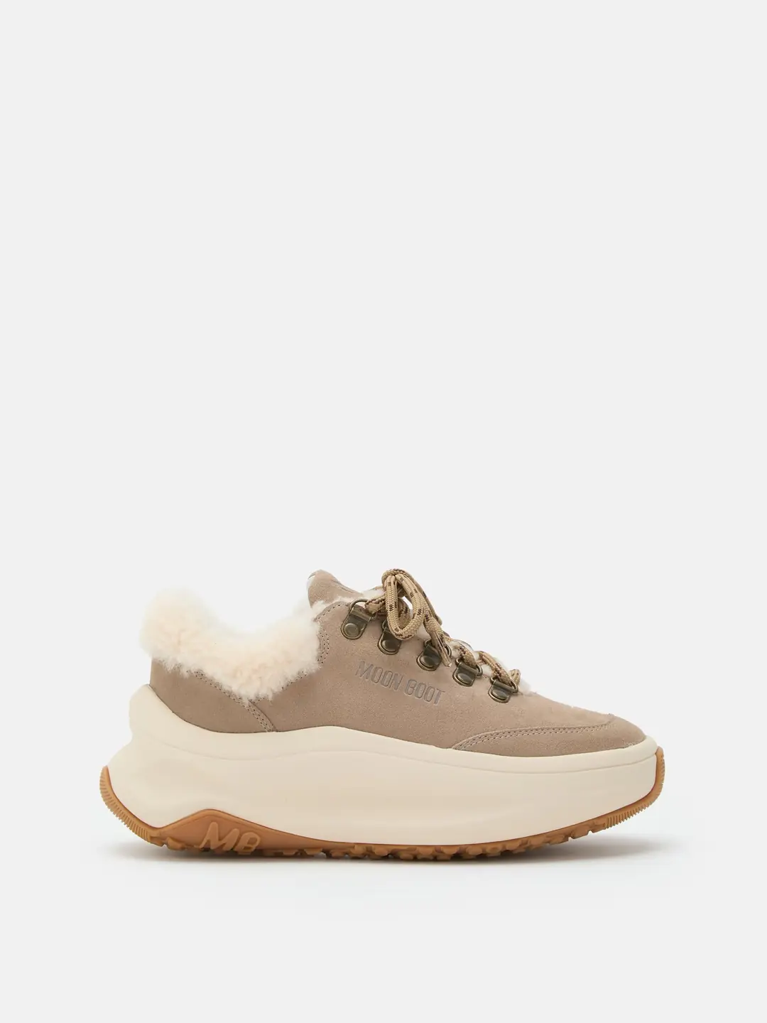 Moon Boot Moon247 City Shearling Kadın Sneaker - Bej