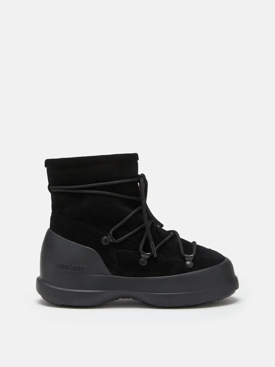 Moon Boot Luna Boot Suede Kadın Bağcıklı Bot - Siyah