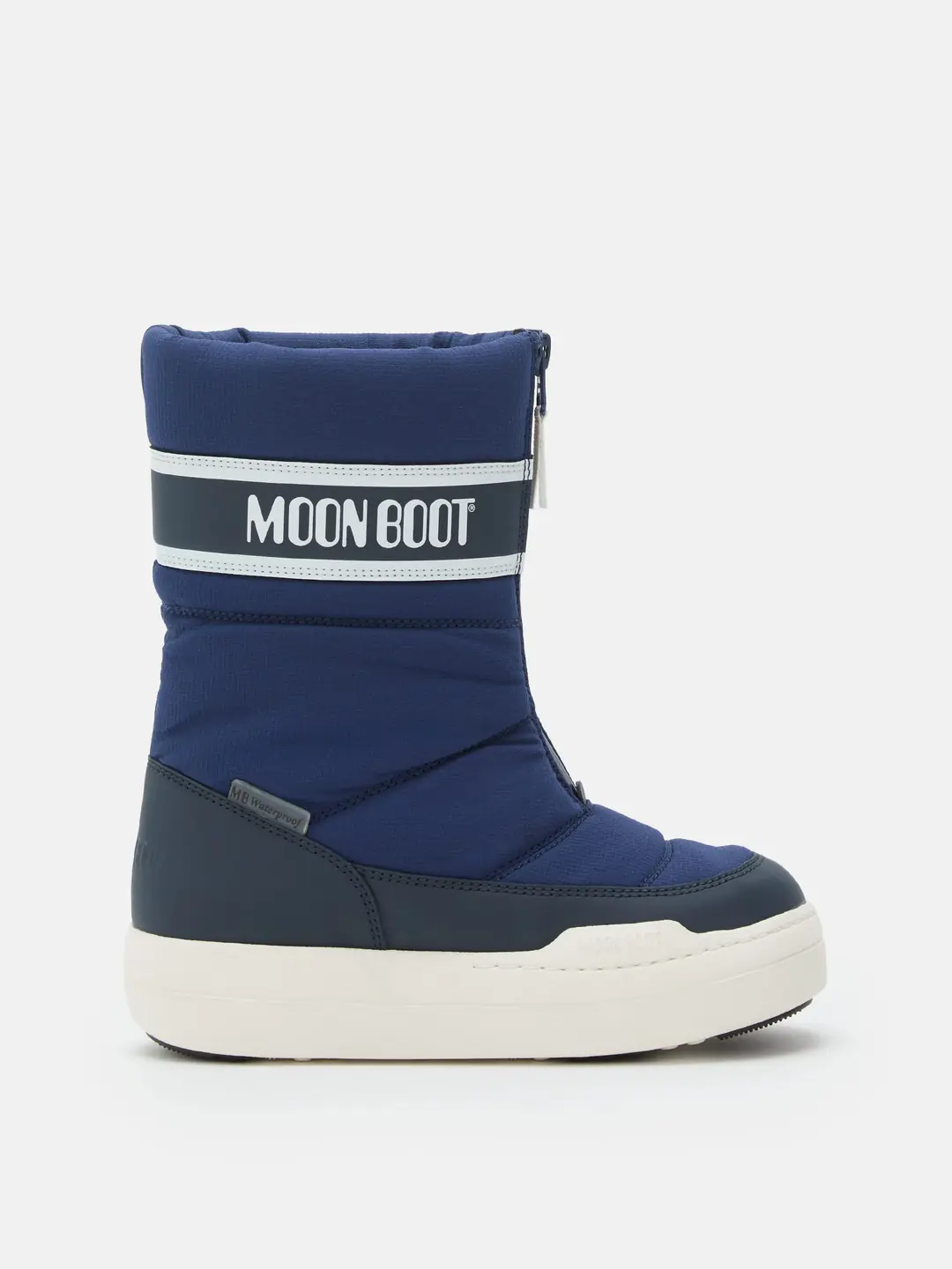 Moon Boot  Erkek Çocuk Fermuarlı Kar Botu - Lacivert