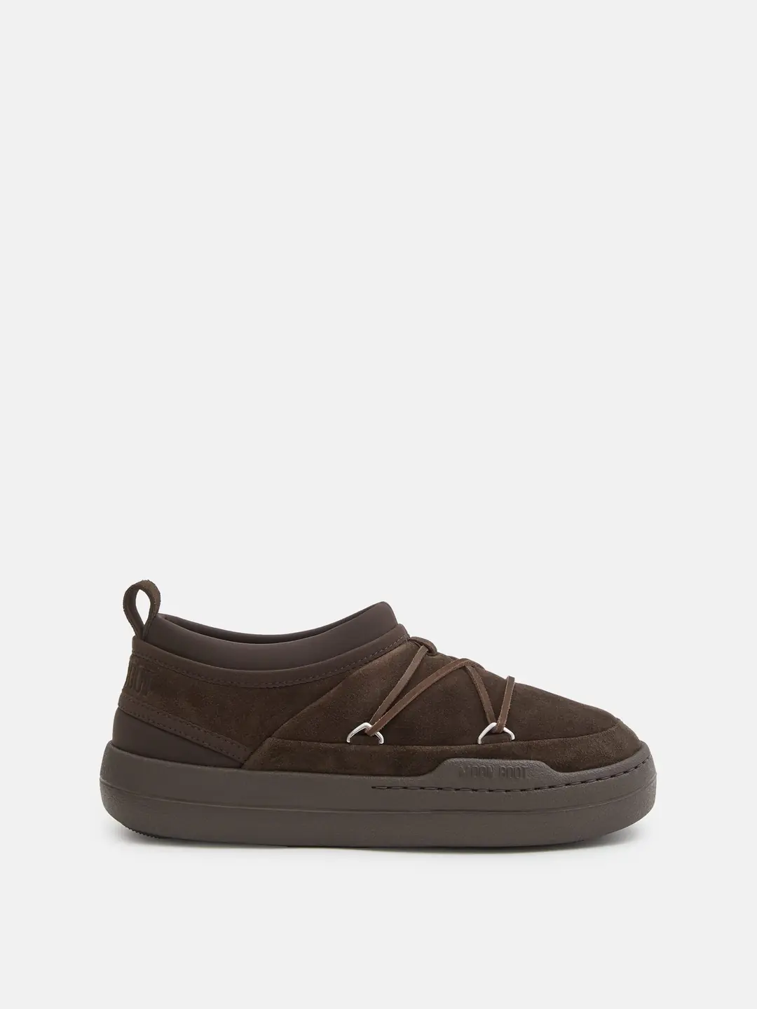 Moon Boot Mb Park Icon Suede Kadın Sneaker - Kahverengi
