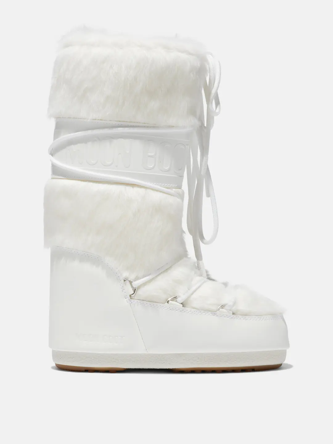 Moon Boot ICON FAUX FUR Kadın Kar Botu - Beyaz
