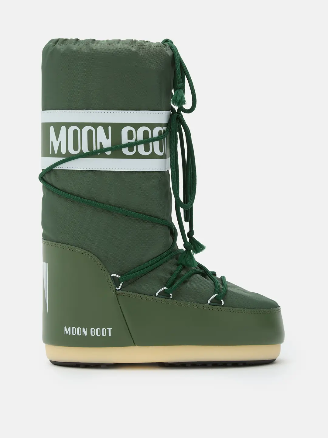 Moon Boot Icon Nylon Kadın Kar Botu - Yeşil