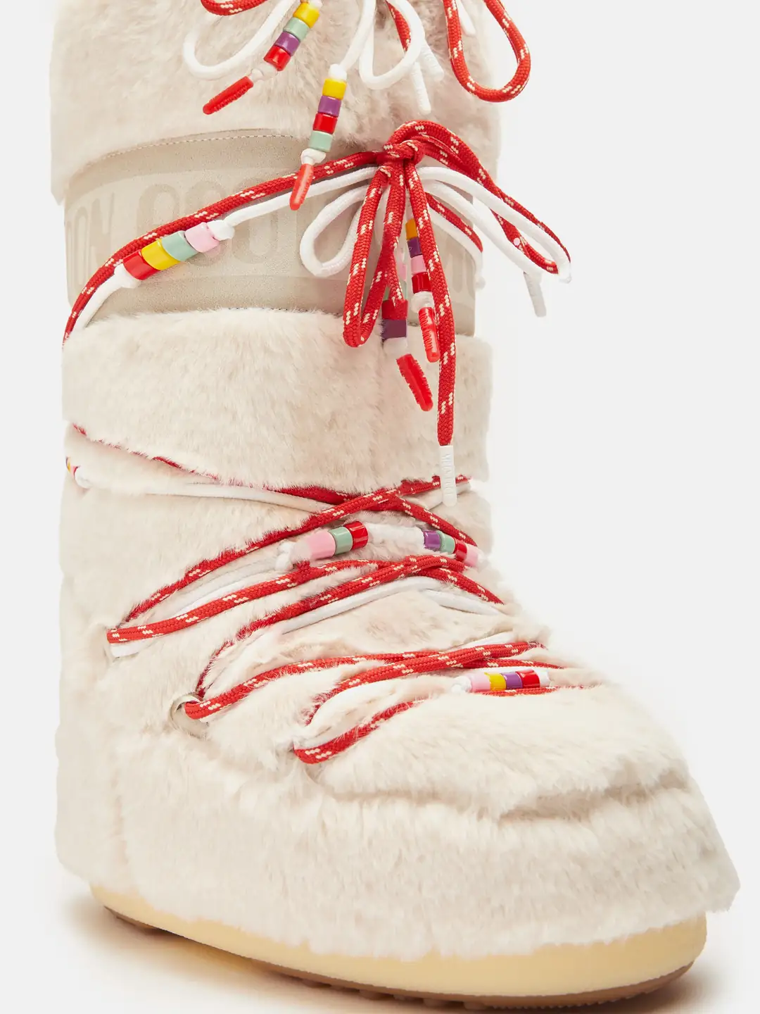 Moon Boot ICON FAUX FUR BEADS Kadın Kar Botu 3