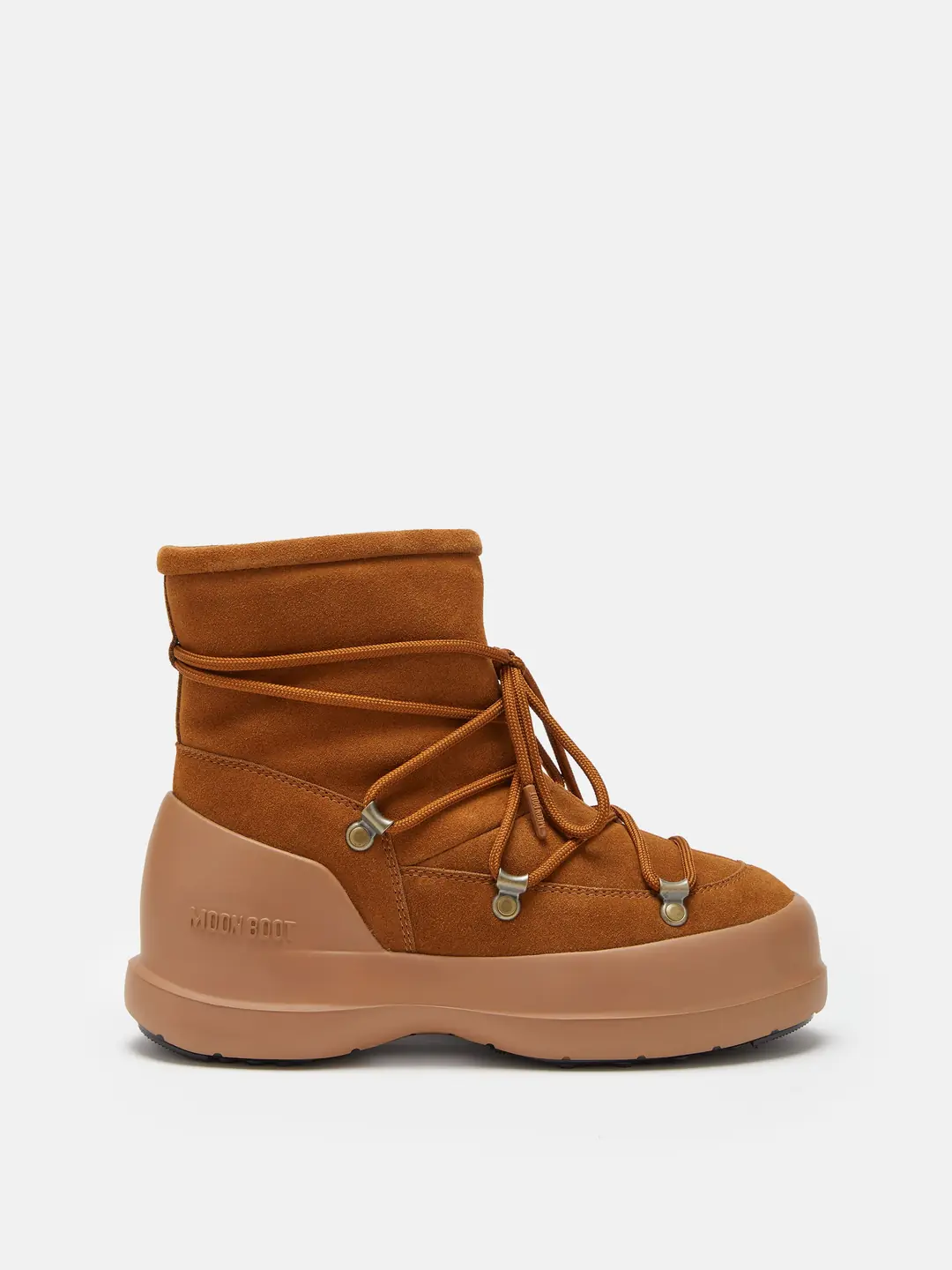 Moon Boot Luna Boot Suede Kadın Bağcıklı Bot - Taba