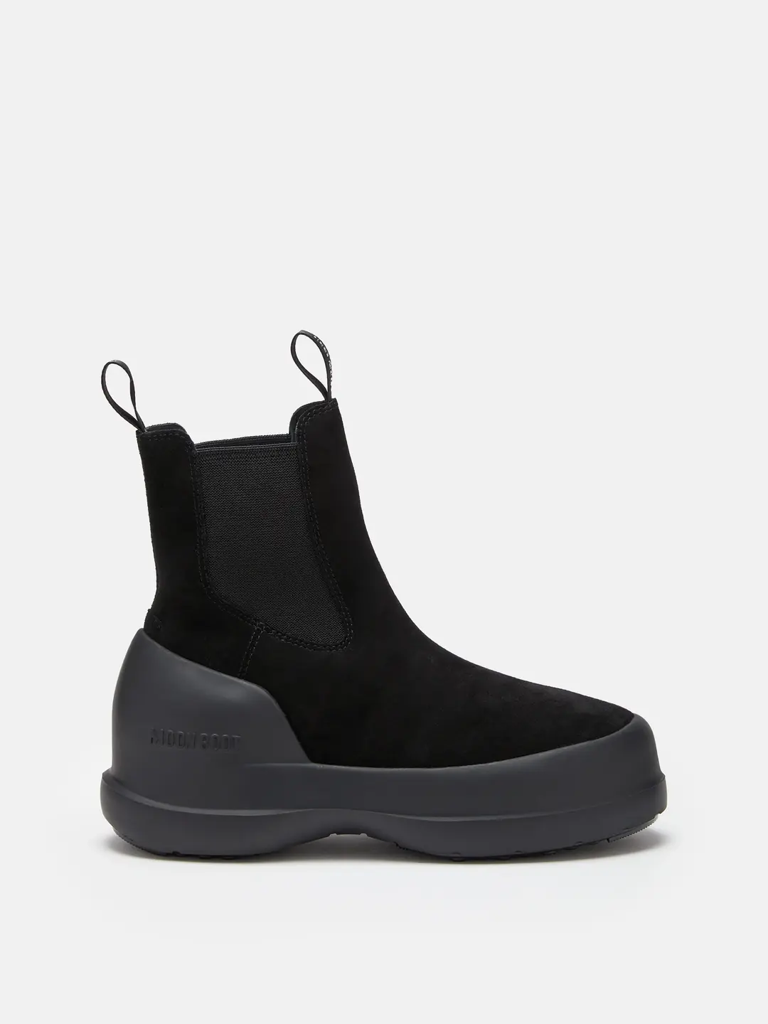 Moon Boot Luna Chelsea Suede Kadın Chelsea Bot - Siyah